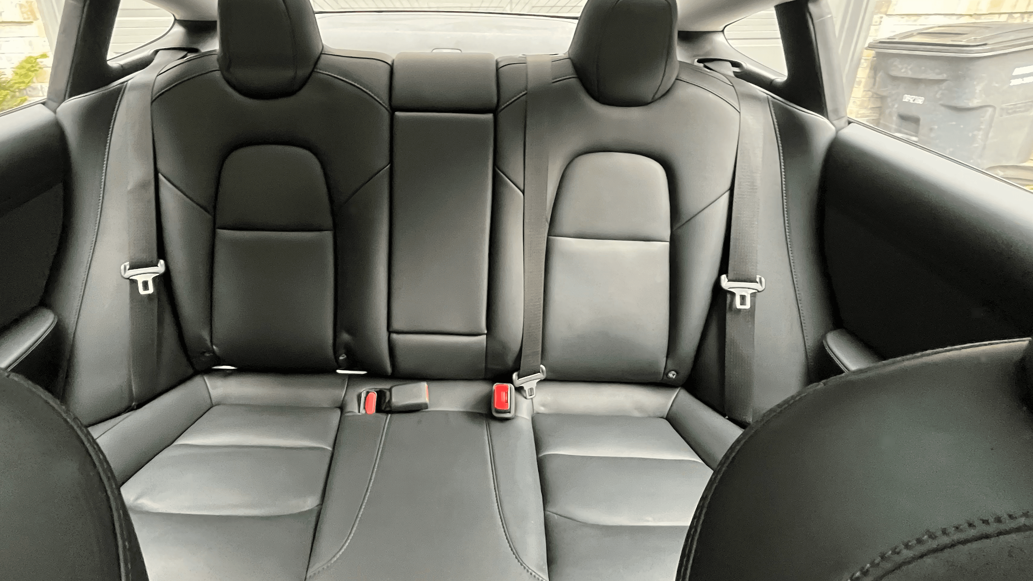 Tesla Back Seat After