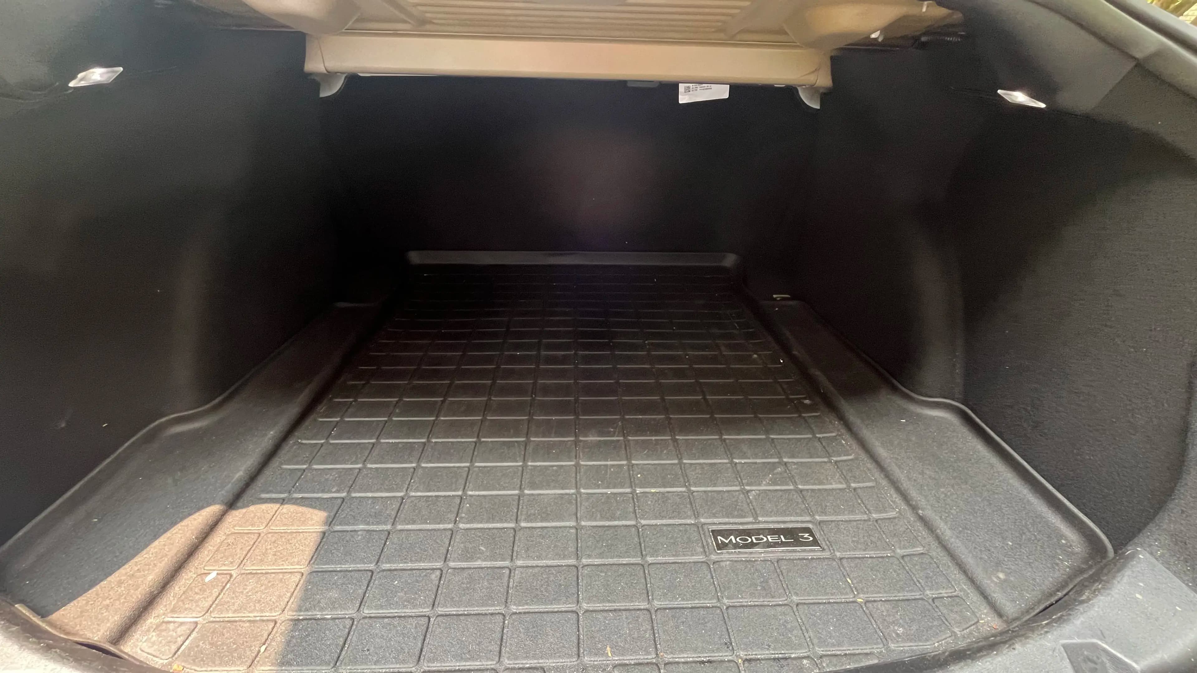 Tesla Trunk Before